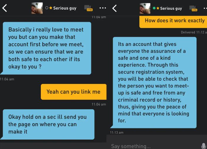 афера в Grindr